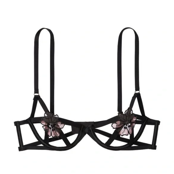 NWT Victoria's Secret Very Sexy Unlined Strappy Balconette Bra - Picture 3 of 4